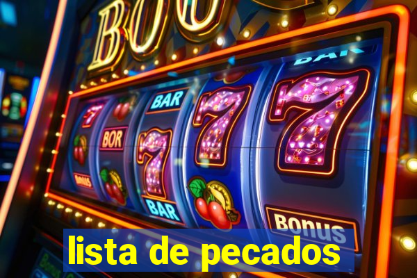 lista de pecados
